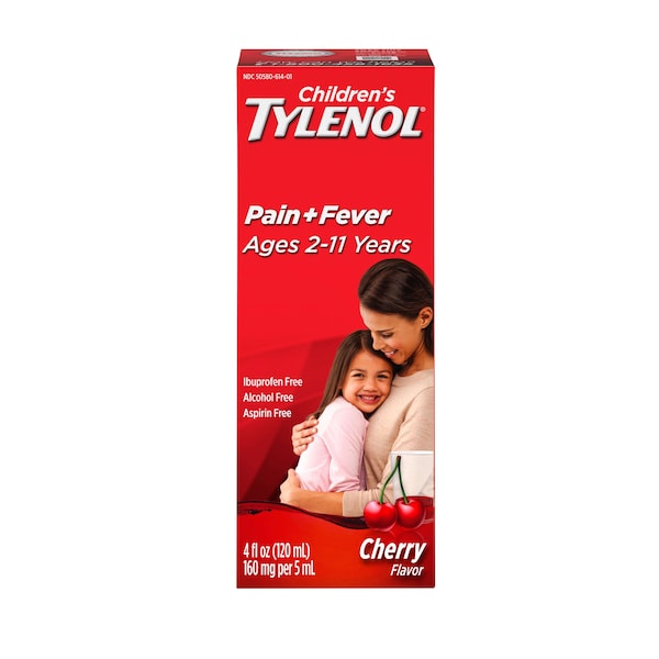 Tylenol Childrens Tylenol Cherry Children's Suspension 4 fl. oz., PK36 3012307 - main
